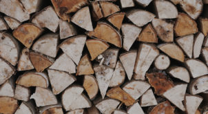Burning dry wood this winter